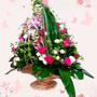 Великолепная цветочная корзина «Блаженство»