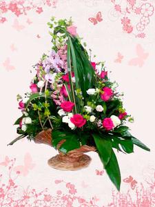 Великолепная цветочная корзина «Блаженство»